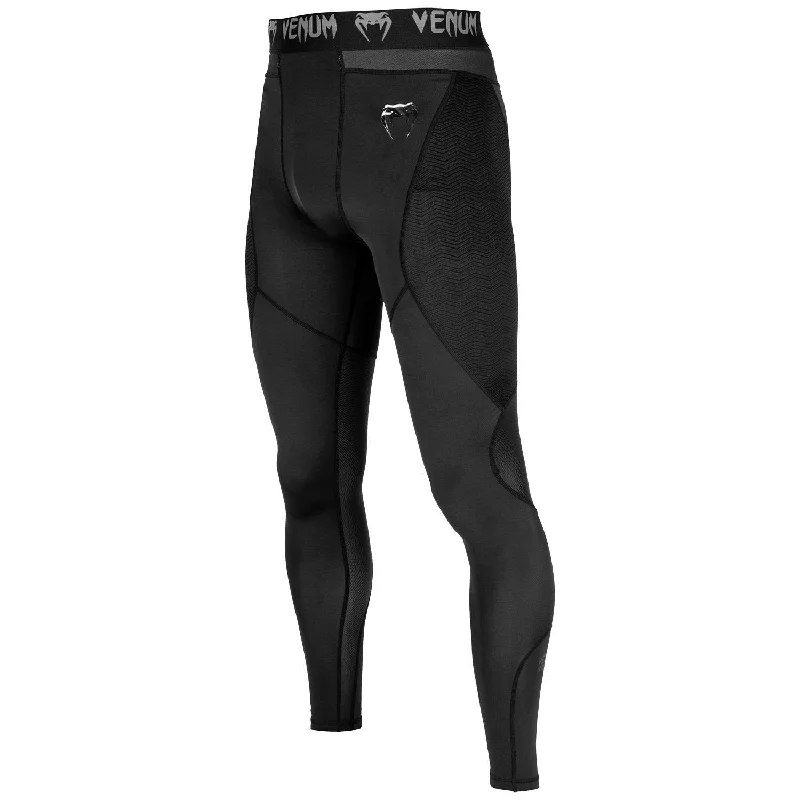 olive tactical pants -Venum G-Fit Compression Tights - Black