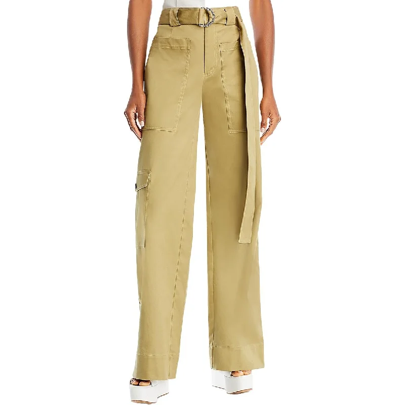 mango casual pants -Womens Cargo High Rise Cargo Pants