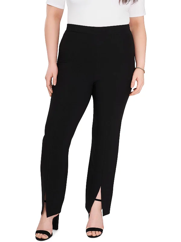 brick lounge pants -Womens High Rise Front L Dress Pants