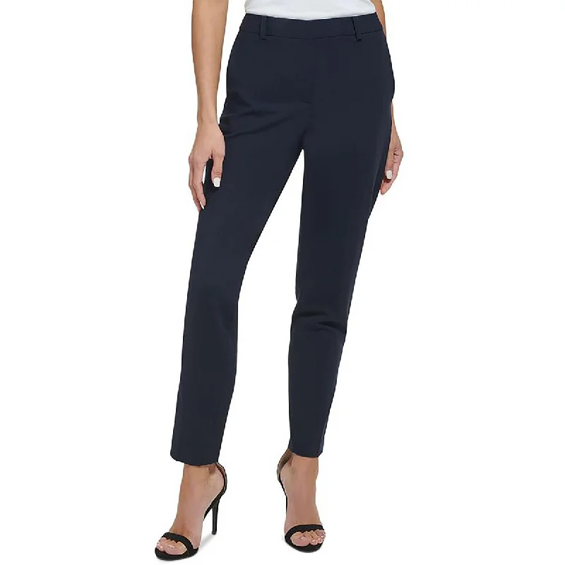 hemp relaxed pants -Womens High Rise Trouser Dress Pants