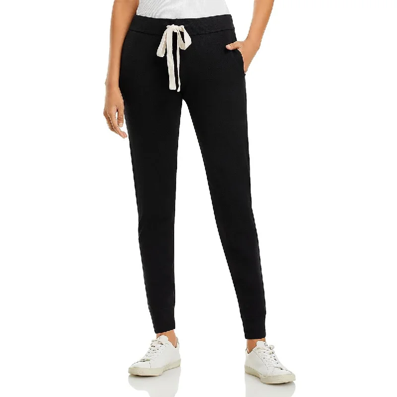 coal black pants -Womens Jogger Drawstring Waist Jogger Pants