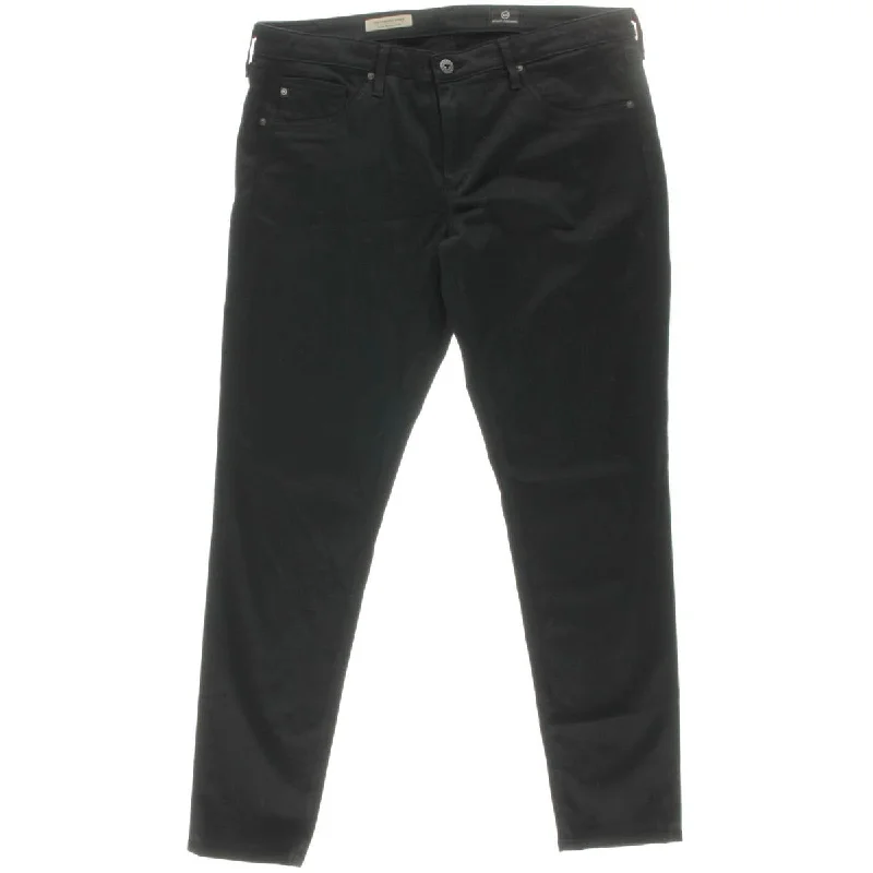 cowl trim pants -Womens Super Skinny Ankle Jeggings