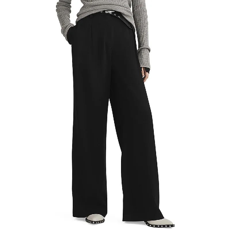 bell edge pants -Womens Work Pant Wide Leg Dress Pants